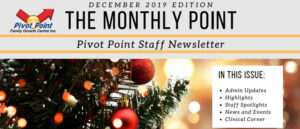 December 2019 Newsletter Header